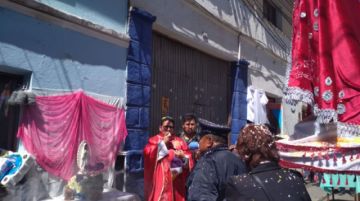 Altar de la familia Vargas en la avenida Cívica