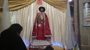 Este es el santo que está en San Bernardo.