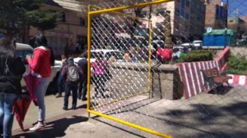 La Affap puso rejas provisionales para coadyuvar a la seguridad en el templo.
