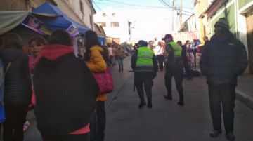 Comerciantes en el punto de partida.