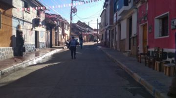 Así luce la calle Mejillones.