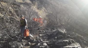 Personal del SAR levantó el cadáver.