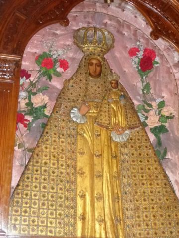 La imagen pintada en tabla por fray Diego de Ocaña.