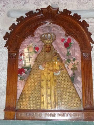 La imagen pintada en tabla por fray Diego de Ocaña.