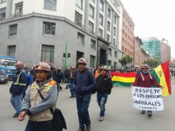 Colapsan el centro paceño.