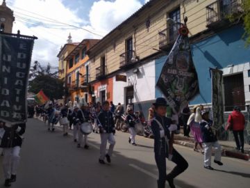 Desfilaron esta mañana.