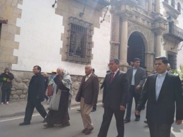 Desfilaron esta mañana.