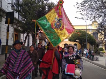 Desfilaron esta mañana.