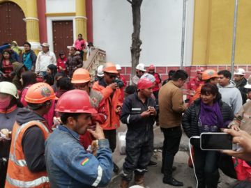 Estuvieron en Santa Cruz y fueron recibidos por sus familias.