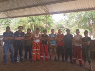 Estuvieron en Santa Cruz y fueron recibidos por sus familias.