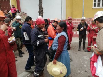 Estuvieron en Santa Cruz y fueron recibidos por sus familias.