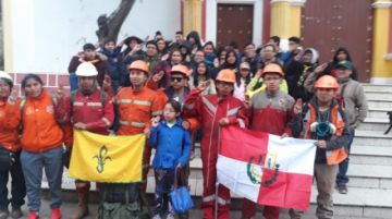 Estuvieron en Santa Cruz y fueron recibidos por sus familias.