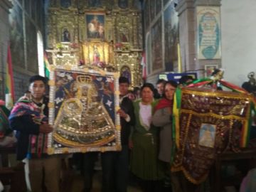 La procesión retornó al templo de San Martín