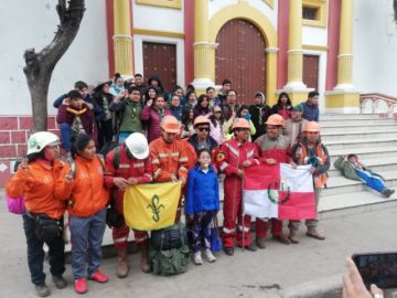 Estuvieron en Santa Cruz y fueron recibidos por sus familias.