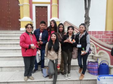 Estuvieron en Santa Cruz y fueron recibidos por sus familias.