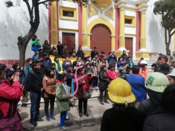 Estuvieron en Santa Cruz y fueron recibidos por sus familias.