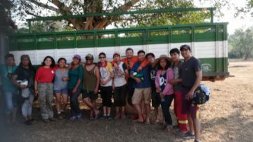 Estuvieron en Santa Cruz y fueron recibidos por sus familias.