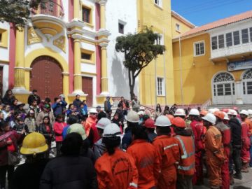 Estuvieron en Santa Cruz y fueron recibidos por sus familias.