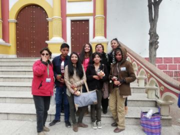 Estuvieron en Santa Cruz y fueron recibidos por sus familias.