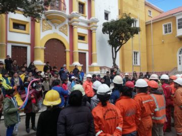 Estuvieron en Santa Cruz y fueron recibidos por sus familias.