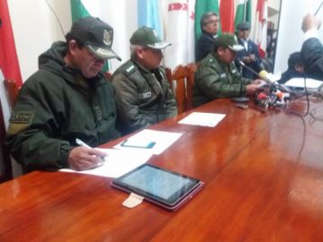 La Policía informó sobre la movilización.