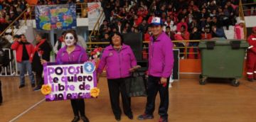 Promueven lucha contra la violencia.