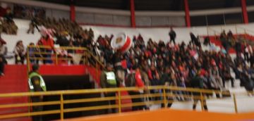Previas del partido.
