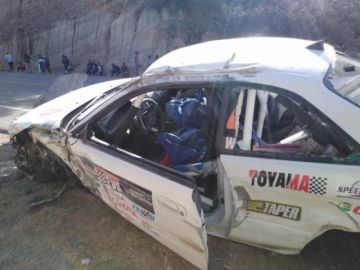 Los aparatosos accidentes.