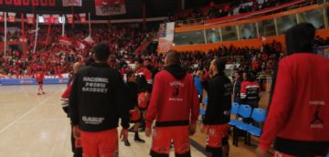 Previas del partido.