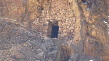 Una ciudad  de piedra se halla cerca de Potosí