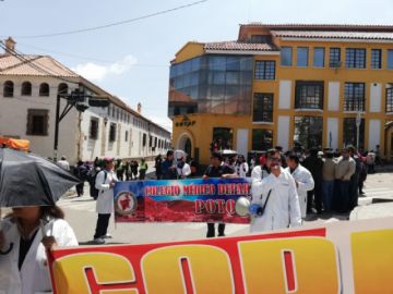 Llegaron hasta el centro de la ciudad.