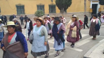 Varias instituciones participaron de la movilización.