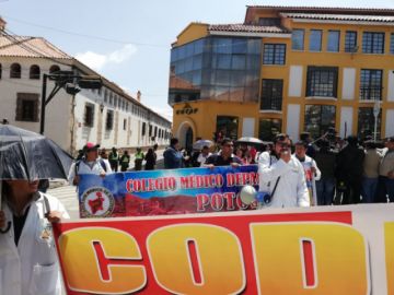 Llegaron hasta el centro de la ciudad.