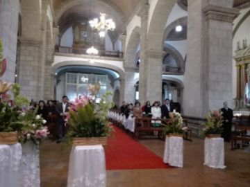 En pleno desarrollo la misa en homenaje al Señor de la Vera Cruz