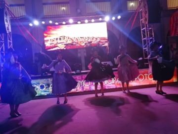El Ballet Sentimiento Boliviano.