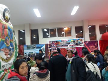 La visita a los stands.
