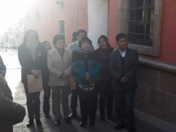 El acto se desarrolló en el inmueble de calle Nogales.