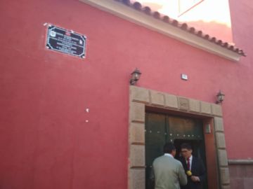 El acto se desarrolló en el inmueble de calle Nogales.