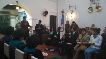 El acto se desarrolló en el inmueble de calle Nogales.