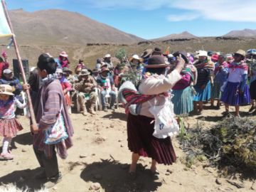 Se efectuó en el municipio de Colcha K