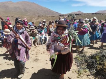 Se efectuó en el municipio de Colcha K