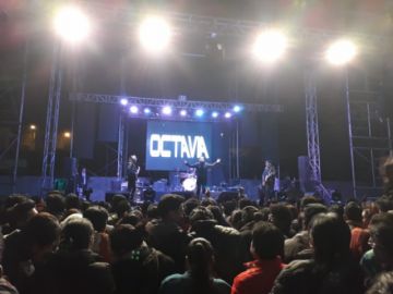 Octavia provocó el delirio de los asistentes.