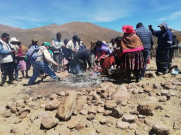 Se efectuó en el municipio de Colcha K