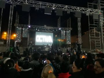 Octavia provocó el delirio de los asistentes.