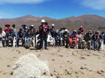 Se efectuó en el municipio de Colcha K