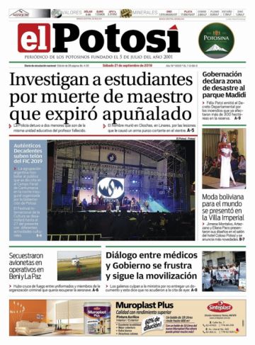 La portada de hoy (cliquea para visión completa).