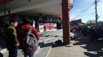 Las protestas en Potosí.