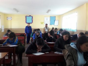 Las pruebas se desarrollan en en Departamento.