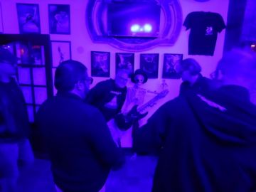 Una visita previa a los ambientes del centro cultural.