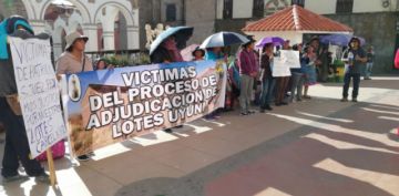 Se movilizan frente al órgano judicial.